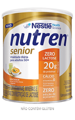 NUTREN® Senior Sem Sabor em Pó Zero Lactose 740g