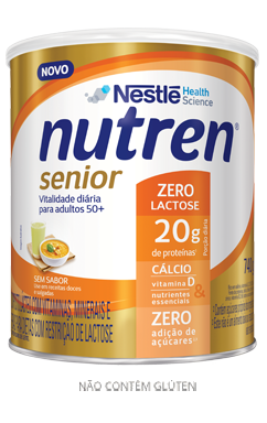 Nutren® Senior sem Sabor em Pó Zero Lactose 740g