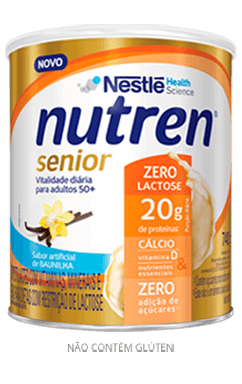 Lata de um produto Nutren Senior