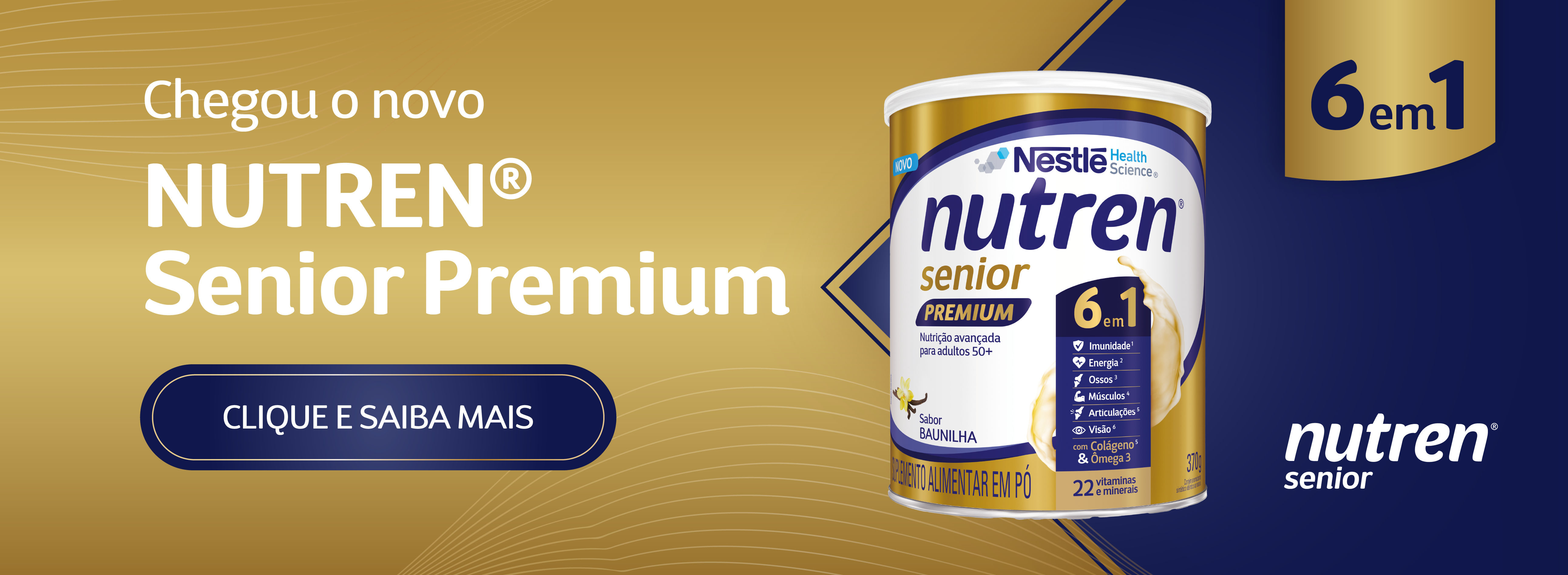 Conheça os lançamentos Nutren® Senior