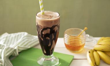 Smoothie de Banana com Chocolate