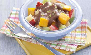 Salada de Frutas com Chocolate