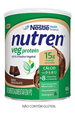 NUTREN® Veg Protein - Sabor Chocolate – em Pó